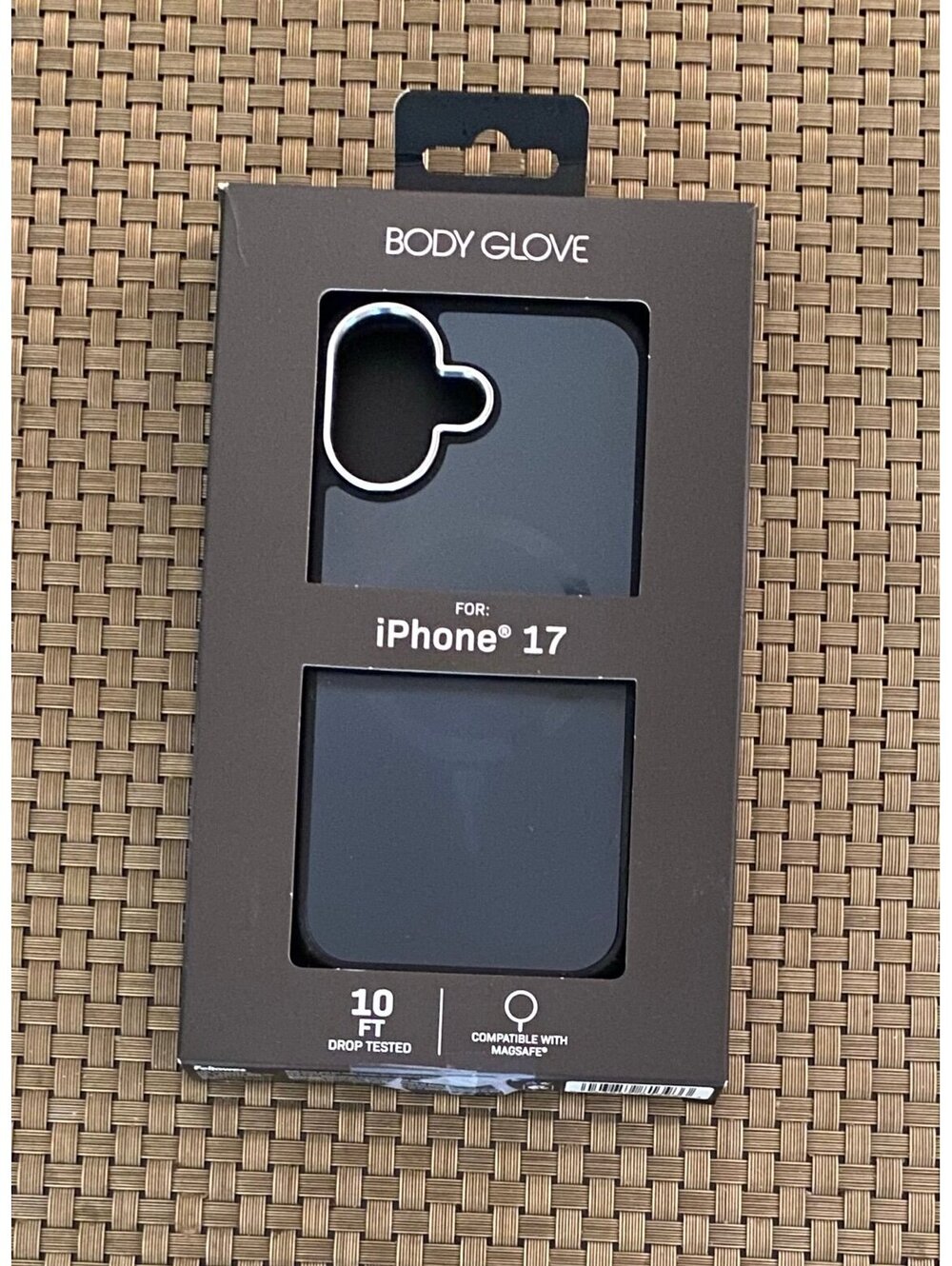 Body Glove Case for iPhone 17 Metallic Black